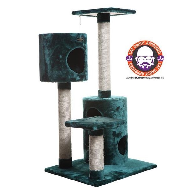 Aeromark Aeromark A4301 Armarkat Classic Cat Tree 26 x 23 x 43 - Dark Green A4301